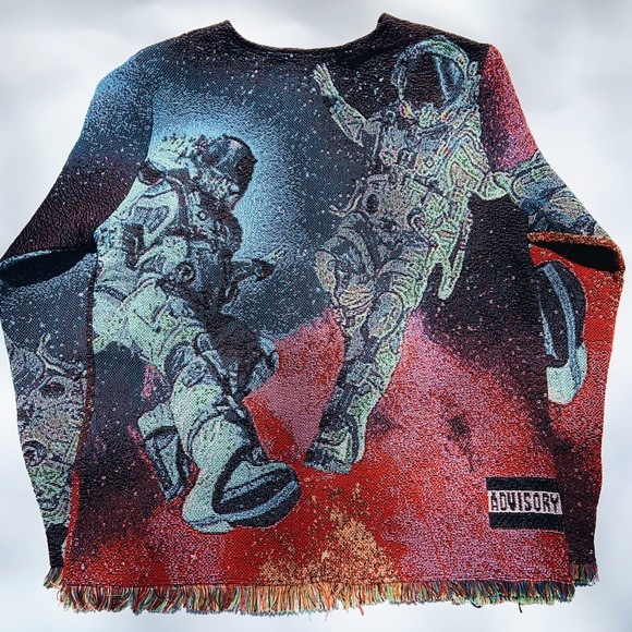 Pluto X Baby Pluto Tapestry Blanket Sweater - Picture 4 of 4